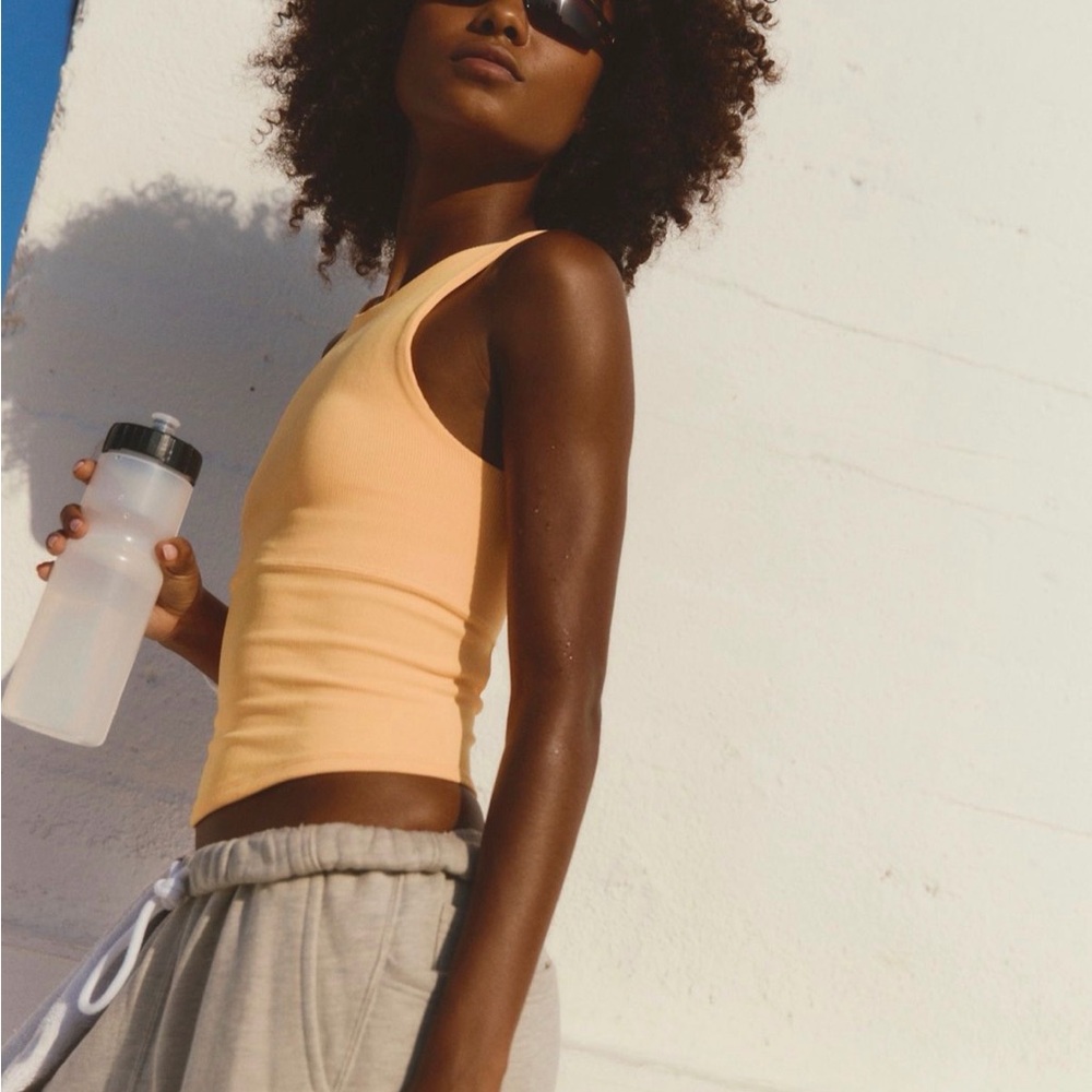FP Movement by Free People Free Throw Unwind Cami Neon Clementine NWT - Picture 3 of 8